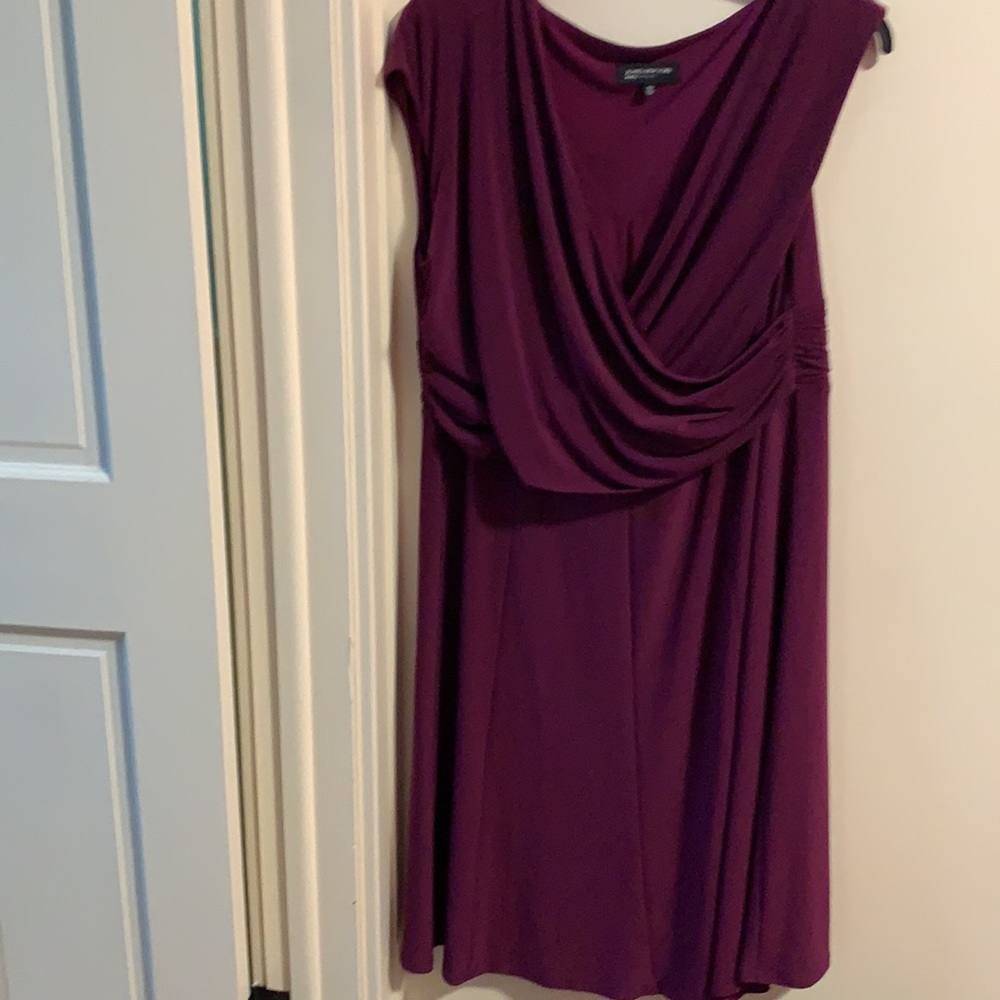 Jones New York size 18 w plum dress - Picture 1 of 5